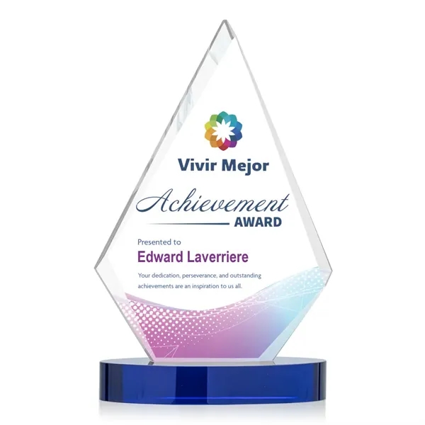The Starfire Crystal Sarasota  VividPrint™ Award is a magnificent diamond... from ASI 84592 St Regis Group / St Regis