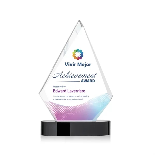 The Starfire Crystal Sarasota  VividPrint™ Award is a magnificent diamond... from ASI 84592 St Regis Group / St Regis