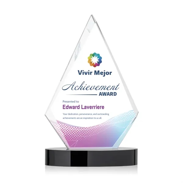 The Starfire Crystal Sarasota  VividPrint™ Award is a magnificent diamond... from ASI 84592 St Regis Group / St Regis