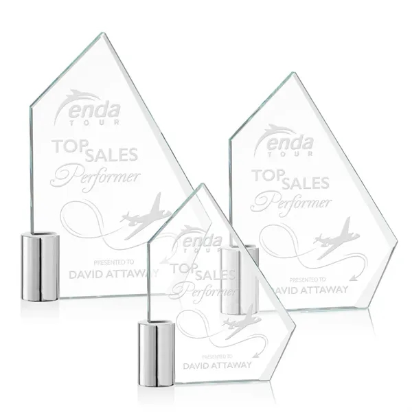 The Starfire Crystal Lawton Award features a tapered bevel along the... from ASI 84592 St Regis Group / St Regis