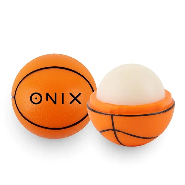 Basketball shaped lip balm moisturizer from All-natural ingredients. Made in the... from ASI 61966 HPG / Mixie