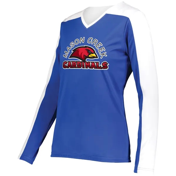 The Ladies Momentum Team Tee is made from 100% polyester interlock... from ASI 37461 Augusta Sportswear