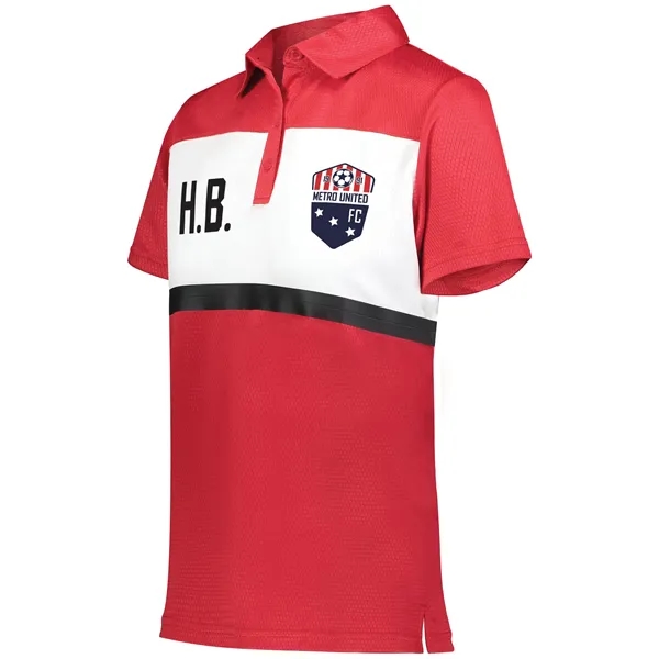 This women's polo features wicking honeycomb knit that protects against the... from ASI 37461 Augusta Sportswear / Holloway Sportswear