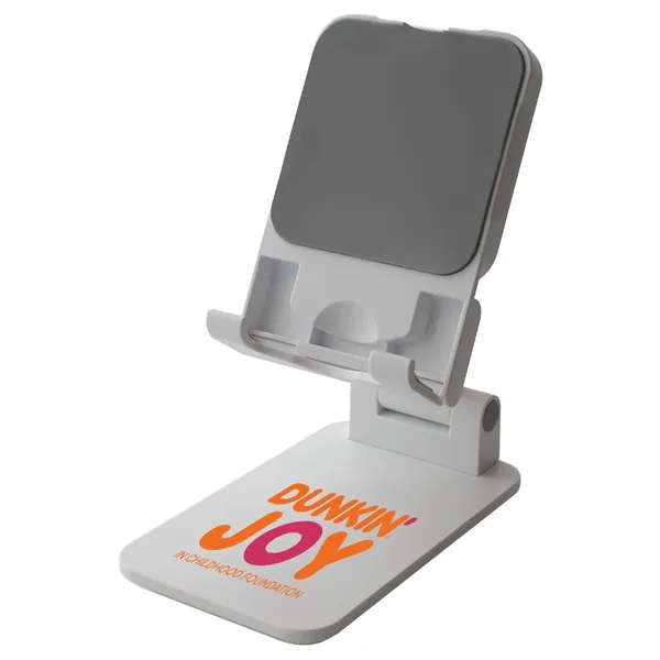 Adjustable, collapsible phone stand; Made with 48% verified-recycled content; Large imprint... from ASI 62124 iClick, Inc. / iClick®