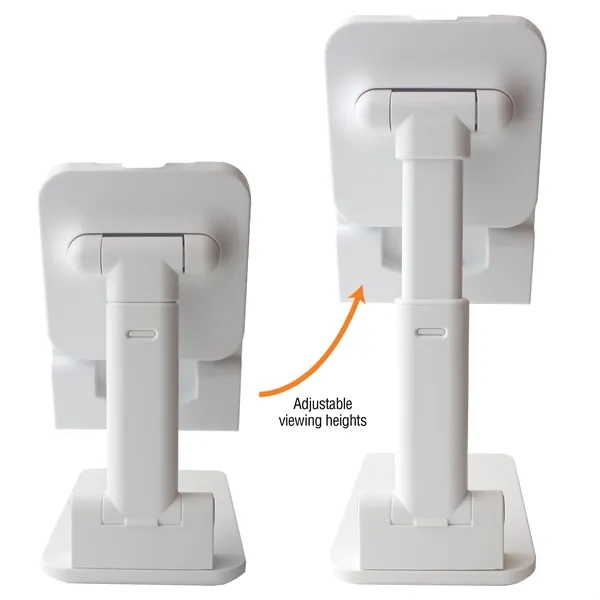 Adjustable, collapsible phone stand; Made with 48% verified-recycled content; Large imprint... from ASI 62124 iClick, Inc. / iClick®