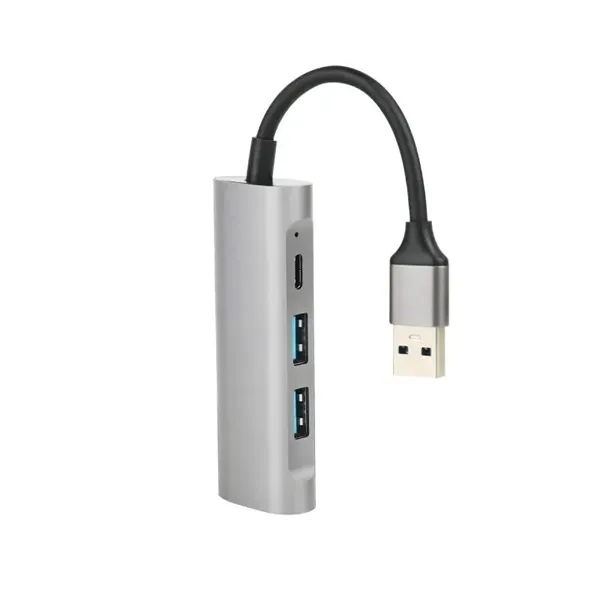 4-Port All Type-C USB Hub plus 1 color silkscreen imprint on... from ASI 37218 Athena Promo (tm)