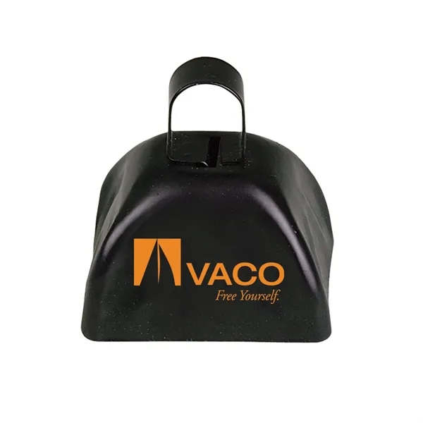 3" metal cowbell with loop handle in assorted colors.... from ASI 63549 Jornik Manufacturing Corp / Jornik