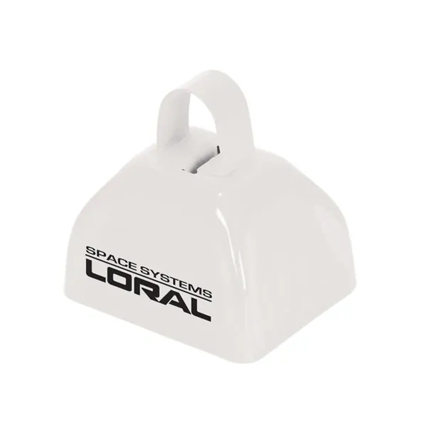 3" metal cowbell with loop handle in assorted colors.... from ASI 63549 Jornik Manufacturing Corp / Jornik