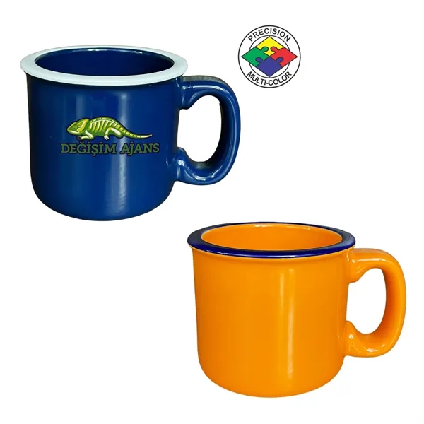 15oz Campfire Mug with Color Rim... from ASI 80093 Pyrographics / Pyrographics Line
