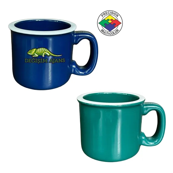 15oz Campfire Mug with Color Rim... from ASI 80093 Pyrographics / Pyrographics Line