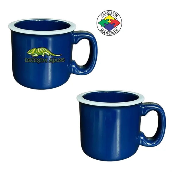 15oz Campfire Mug with Color Rim... from ASI 80093 Pyrographics / Pyrographics Line
