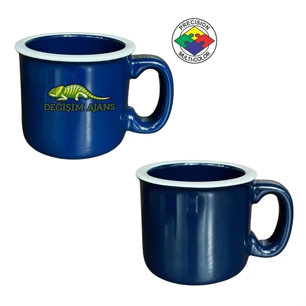 15oz Campfire Mug with Color Rim... from ASI 80093 Pyrographics / Pyrographics Line