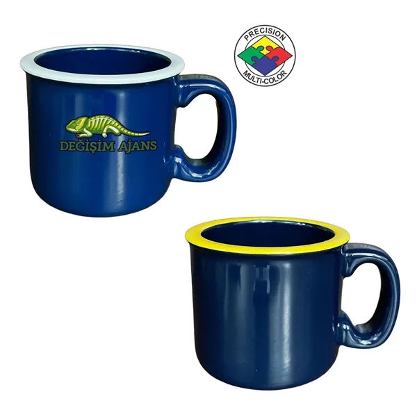 15oz Campfire Mug with Color Rim... from ASI 80093 Pyrographics / Pyrographics Line