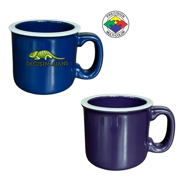 15oz Campfire Mug with Color Rim... from ASI 80093 Pyrographics / Pyrographics Line