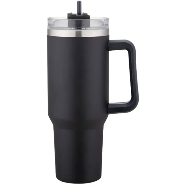 40 Oz. Stainless Steel Vacuum Insulated Mug with Straw Lid... from ASI 36988 Artek USA Inc
