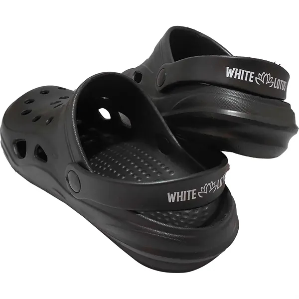 Custom clog footwear and charms... from ASI 90859 Tempo Industries Inc