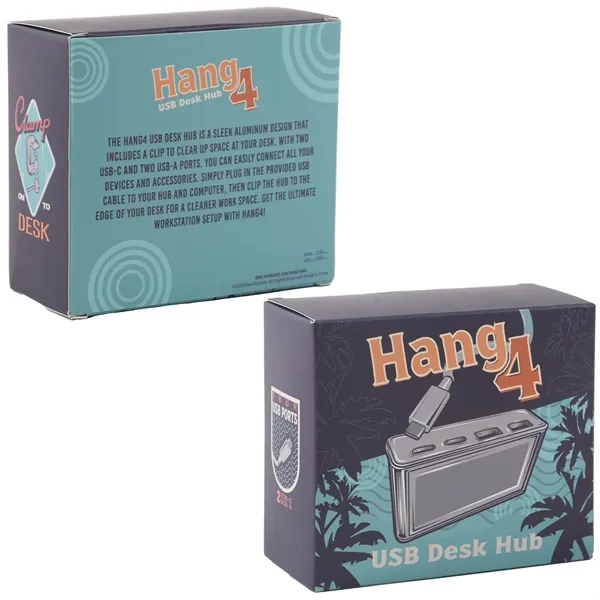 The compact USB desk hub with a clip-on design. Connect effortlessly... from ASI 61966 HPG / HandStands