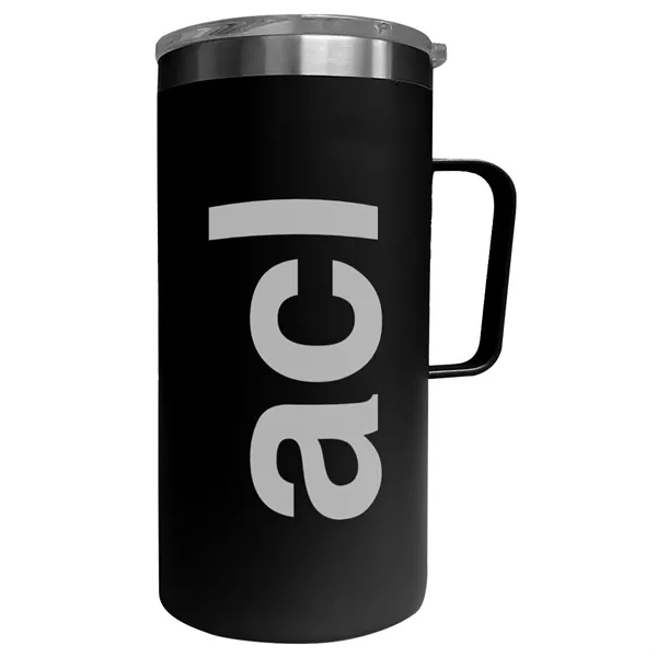 20 ounce stainless steel Kaden insulated tumbler with lid and handle.... from ASI 61125 Hit Promotional Products / Hit®