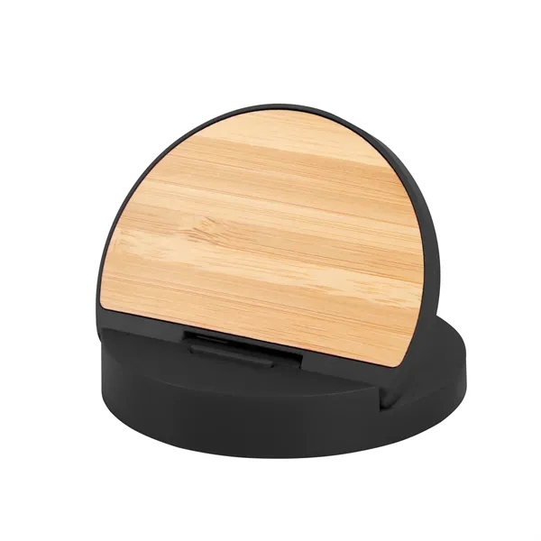 Wireless charger and phone stand with a type-C input and cord... from ASI 61125 Hit Promotional Products / Hit®