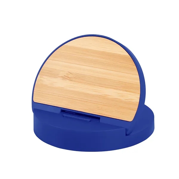 Wireless charger and phone stand with a type-C input and cord... from ASI 61125 Hit Promotional Products / Hit®