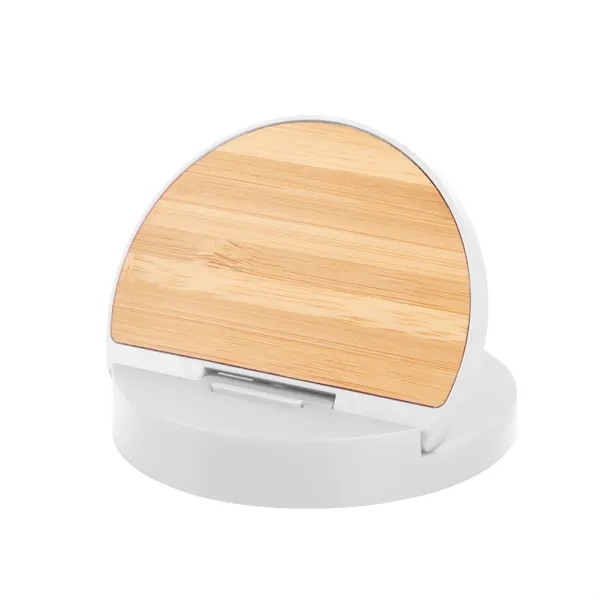 Wireless charger and phone stand with a type-C input and cord... from ASI 61125 Hit Promotional Products / Hit®