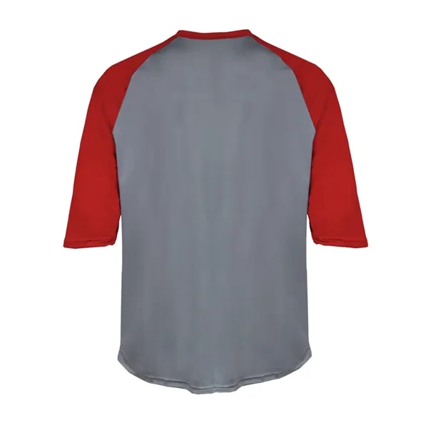 Three-quarter raglan sleeve baseball t-shirt... from ASI 84358 S&S Activewear