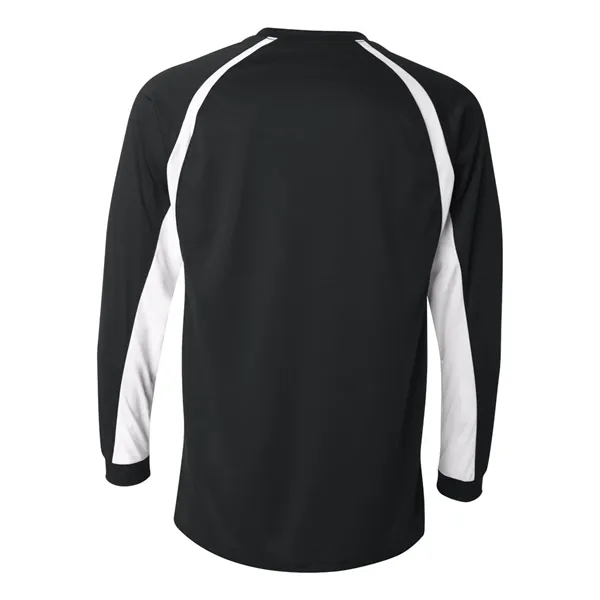 Long sleeve t-shirt equipped with moisture-management and anti-microbial technology.... from ASI 84358 S&S Activewear
