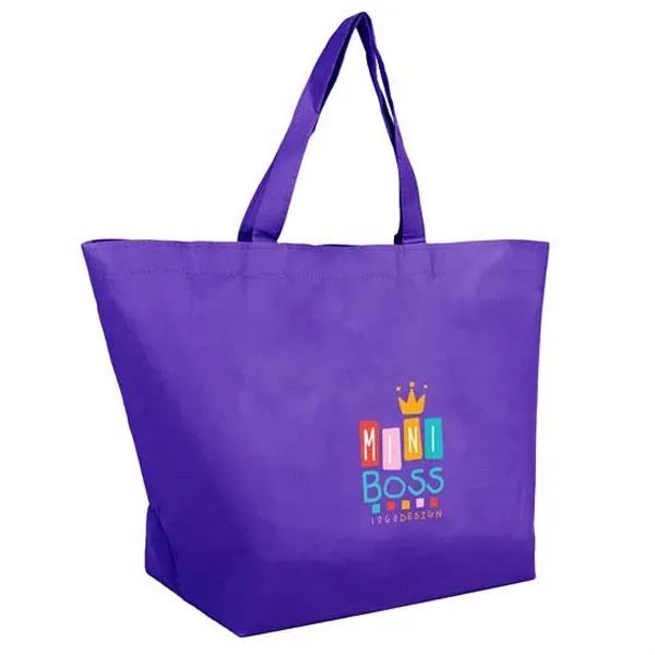 20" x 13" non-woven, water-resistant shopping tote with handles.... from ASI 90807 Tekweld