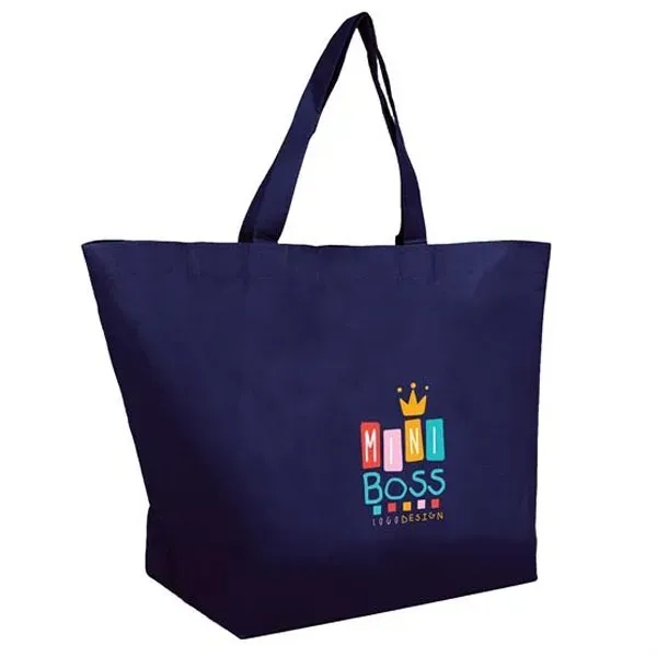 20" x 13" non-woven, water-resistant shopping tote with handles.... from ASI 90807 Tekweld