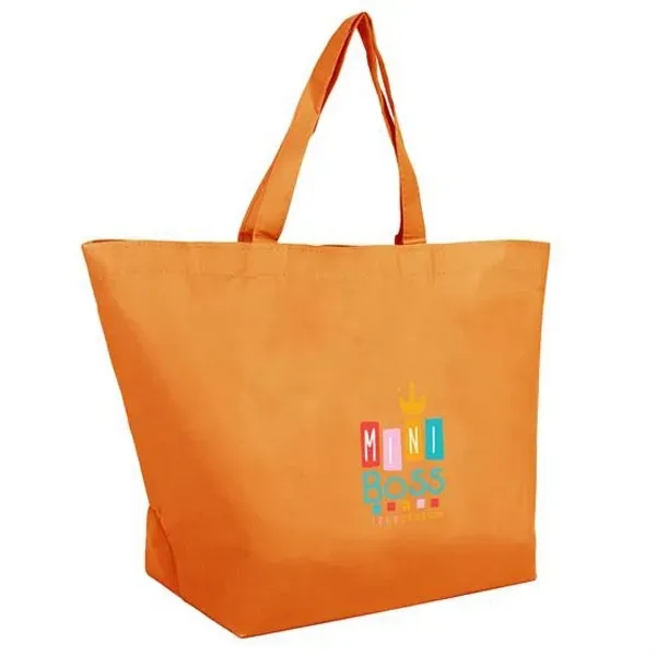 20" x 13" non-woven, water-resistant shopping tote with handles.... from ASI 90807 Tekweld