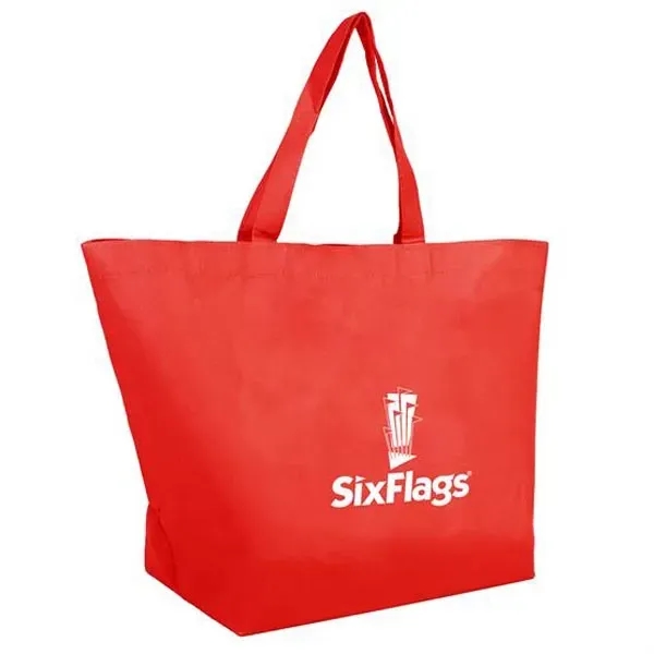 20" x 13" non-woven, water-resistant shopping tote with handles.... from ASI 90807 Tekweld