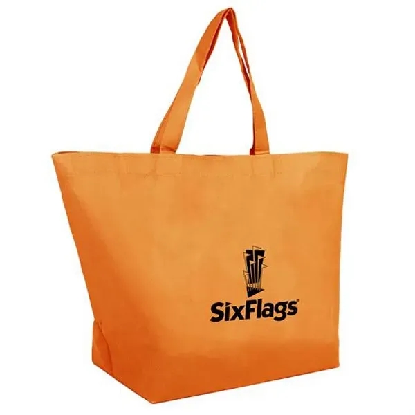 20" x 13" non-woven, water-resistant shopping tote with handles.... from ASI 90807 Tekweld