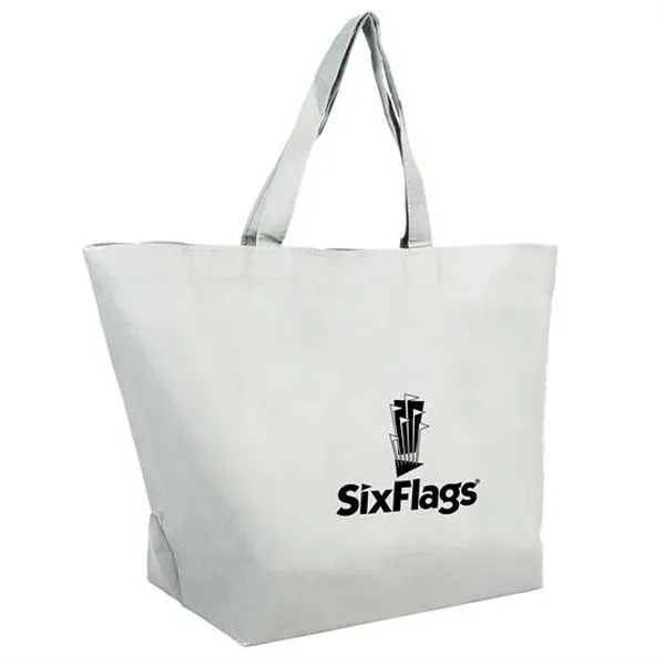 20" x 13" non-woven, water-resistant shopping tote with handles.... from ASI 90807 Tekweld