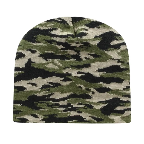 USA made of imported yarn camo knit beanie.... from ASI 43792 Cap America Inc