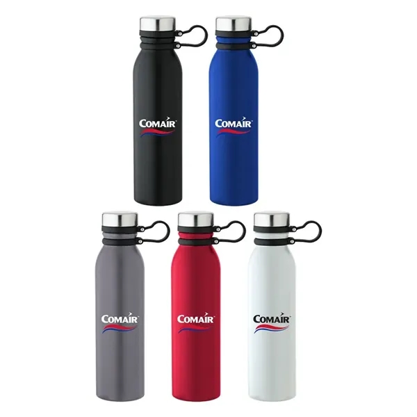24 ounce double-wall, vacuum insulated stainless steel bottle with screw top... from ASI 88060 Snugz/USA Inc / Sweda®