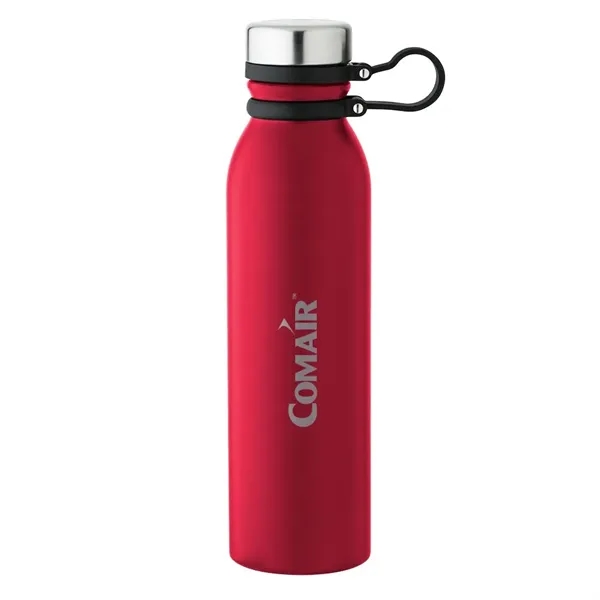 24 ounce double-wall, vacuum insulated stainless steel bottle with screw top... from ASI 88060 Snugz/USA Inc / Sweda®