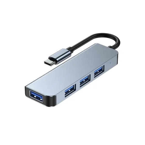 4-Port All Channel Type-C USB Hub plus 1 color silkscreen imprint... from ASI 37218 Athena Promo (tm)