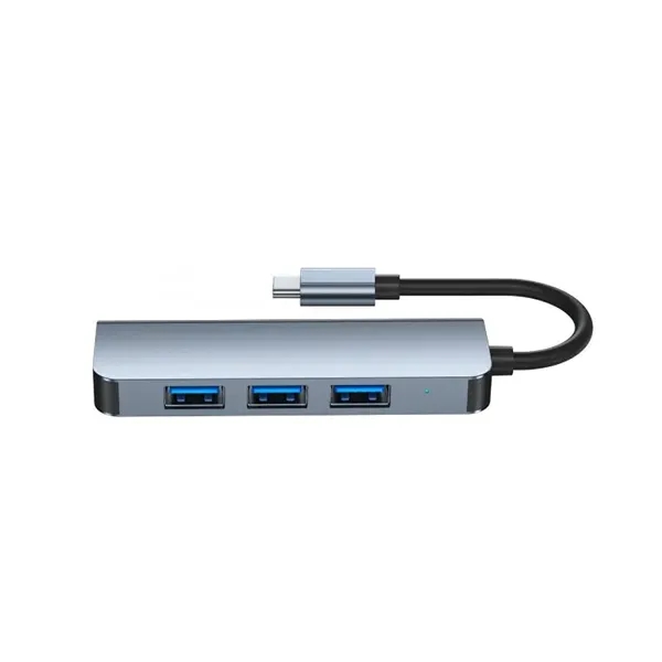 4-Port All Channel Type-C USB Hub plus 1 color silkscreen imprint... from ASI 37218 Athena Promo (tm)