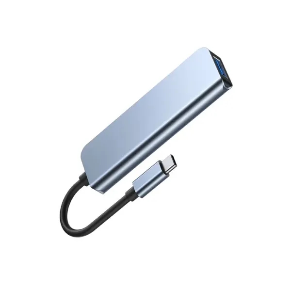 4-Port All Channel Type-C USB Hub plus 1 color silkscreen imprint... from ASI 37218 Athena Promo (tm)