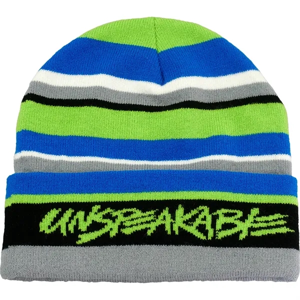 Full Color Knit Beanie... from ASI 30208 A P Specialties / AP Specialties