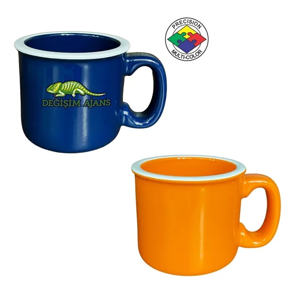 15oz Campfire Mug with Color Rim... from ASI 80093 Pyrographics / Pyrographics Line