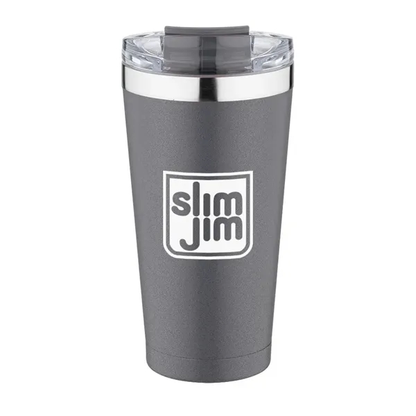 20 ounce tumbler with vacuum insulation, a screw-on lid, and a... from ASI 88060 Snugz/USA Inc / Sweda®