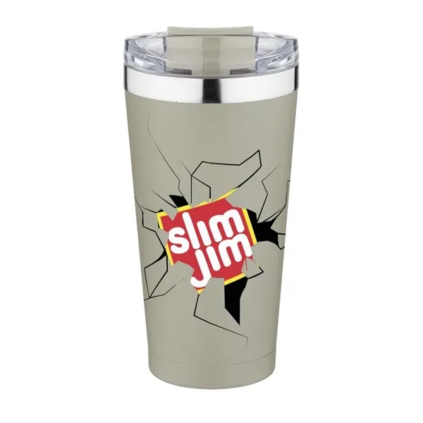 20 ounce tumbler with vacuum insulation, a screw-on lid, and a... from ASI 88060 Snugz/USA Inc / Sweda®