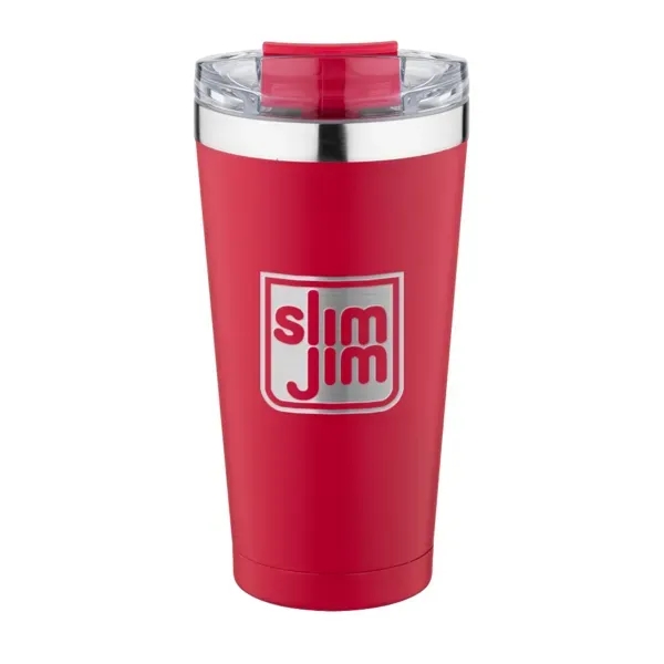 20 ounce tumbler with vacuum insulation, a screw-on lid, and a... from ASI 88060 Snugz/USA Inc / Sweda®