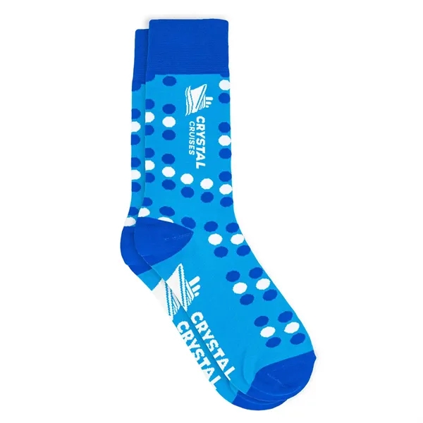 Full-color direct-to-garment printed socks, perfect for unique branding, no sublimation!... from ASI 45657 Pop! Promos