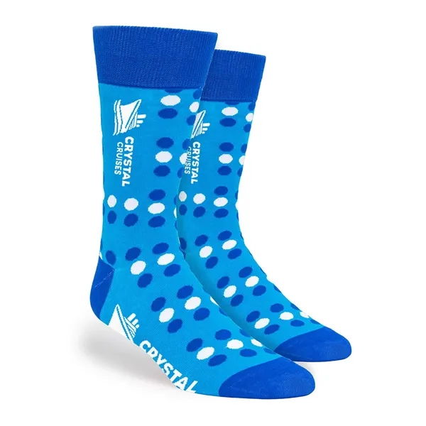 Full-color direct-to-garment printed socks, perfect for unique branding, no sublimation!... from ASI 45657 Pop! Promos