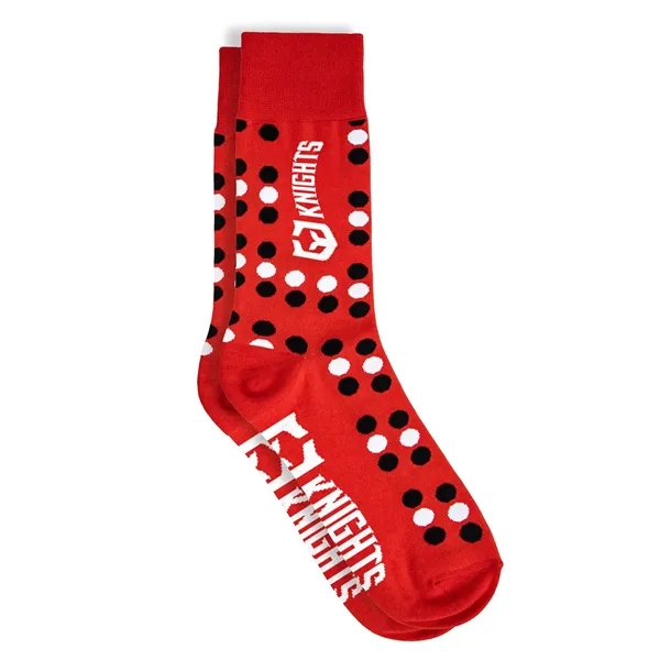Full-color direct-to-garment printed socks, perfect for unique branding, no sublimation!... from ASI 45657 Pop! Promos