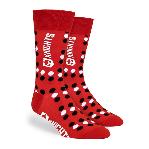 Full-color direct-to-garment printed socks, perfect for unique branding, no sublimation!... from ASI 45657 Pop! Promos