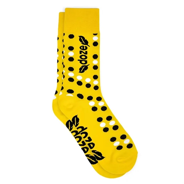 Full-color direct-to-garment printed socks, perfect for unique branding, no sublimation!... from ASI 45657 Pop! Promos