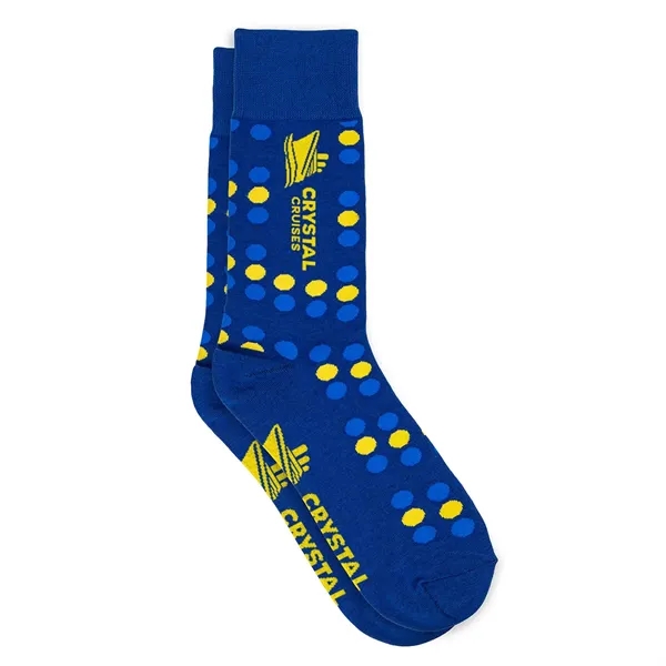 Full-color direct-to-garment printed socks, perfect for unique branding, no sublimation!... from ASI 45657 Pop! Promos